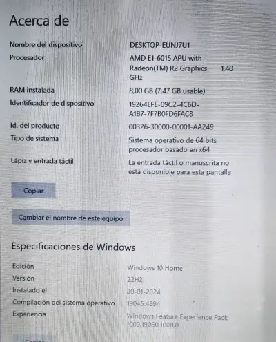 Laptop HP roja - miniatura 2