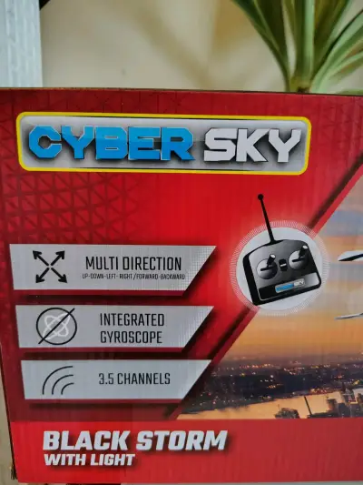 Helicóptero a Control Remoto Cyber Sky Black Storm - miniatura 2