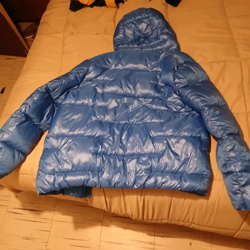 Chaqueta acolchada azul con capucha - XL hombre - 2