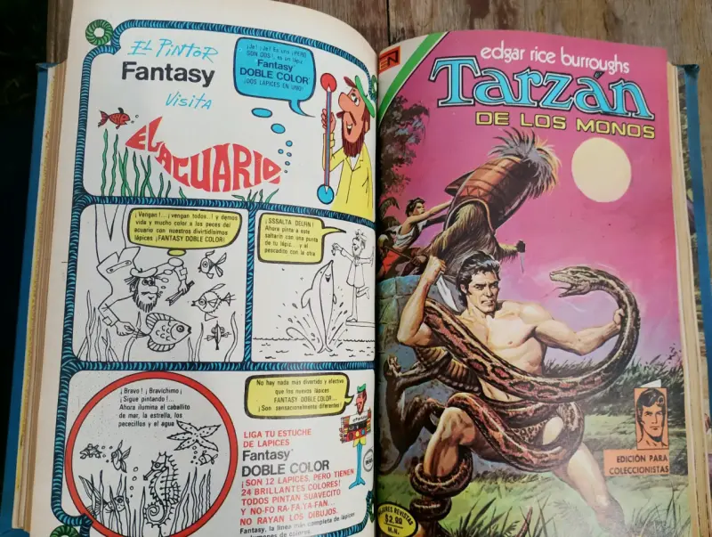 Empaste comic antiguo Tarzán de los monos. - 3