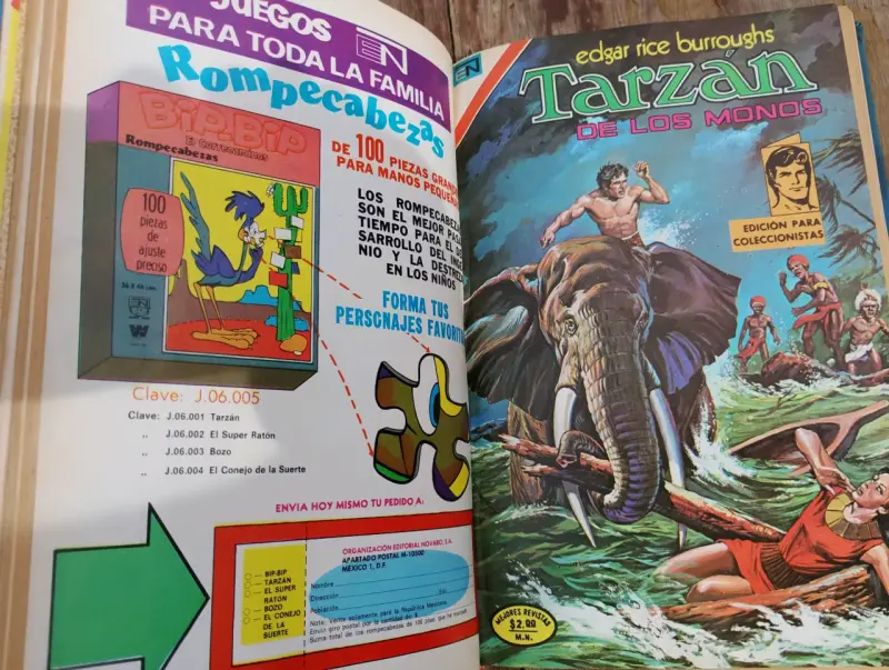 Empaste comic antiguo Tarzán de los monos. - 5