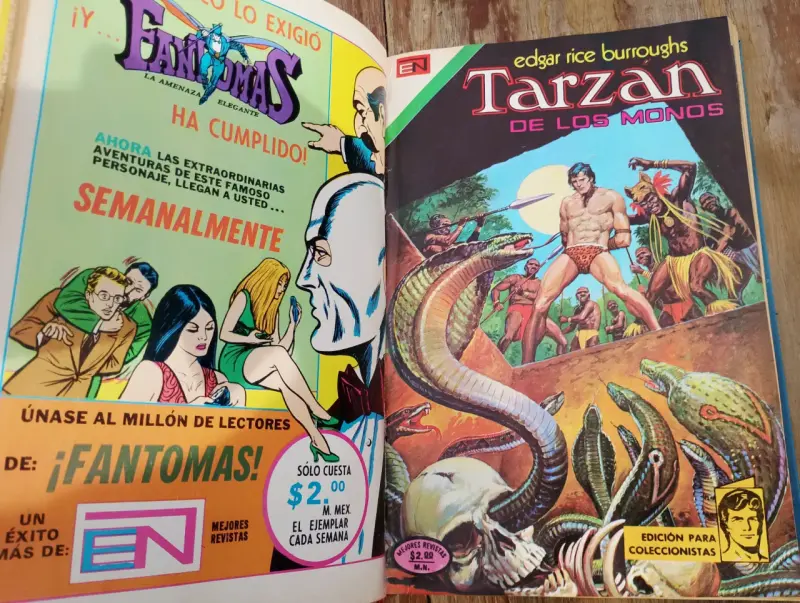 Empaste comic antiguo Tarzán de los monos. - 6