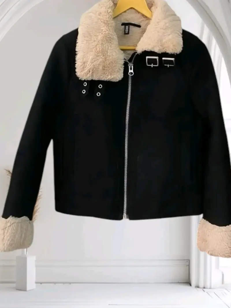 Chaqueta H&M gamuza y piel - 1