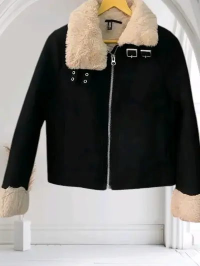 Chaqueta H&M gamuza y piel - miniatura 1