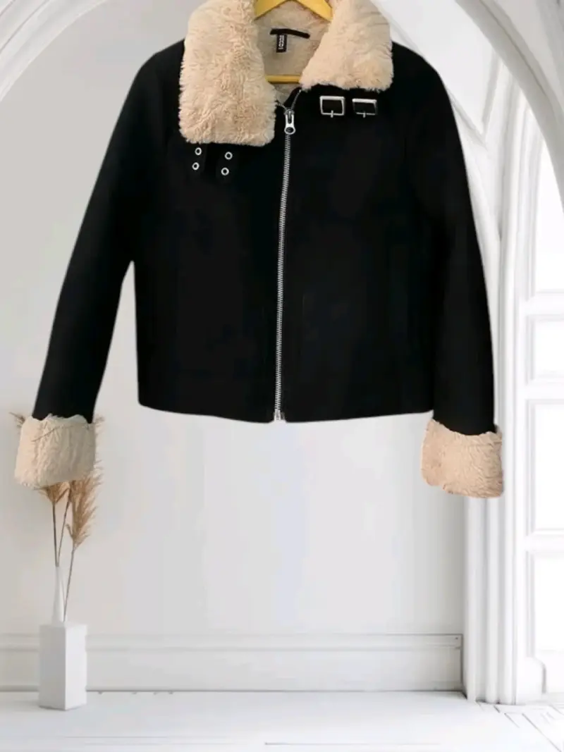 Chaqueta H&M gamuza y piel - 2