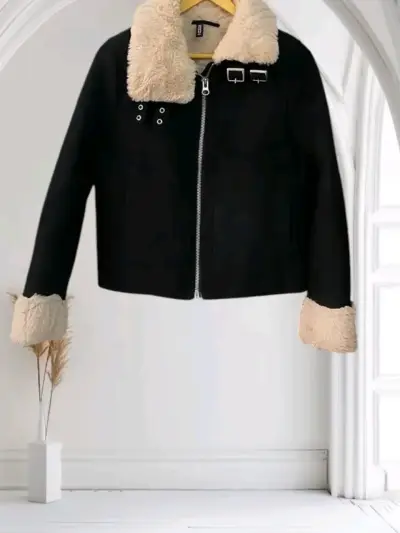 Chaqueta H&M gamuza y piel - miniatura 2