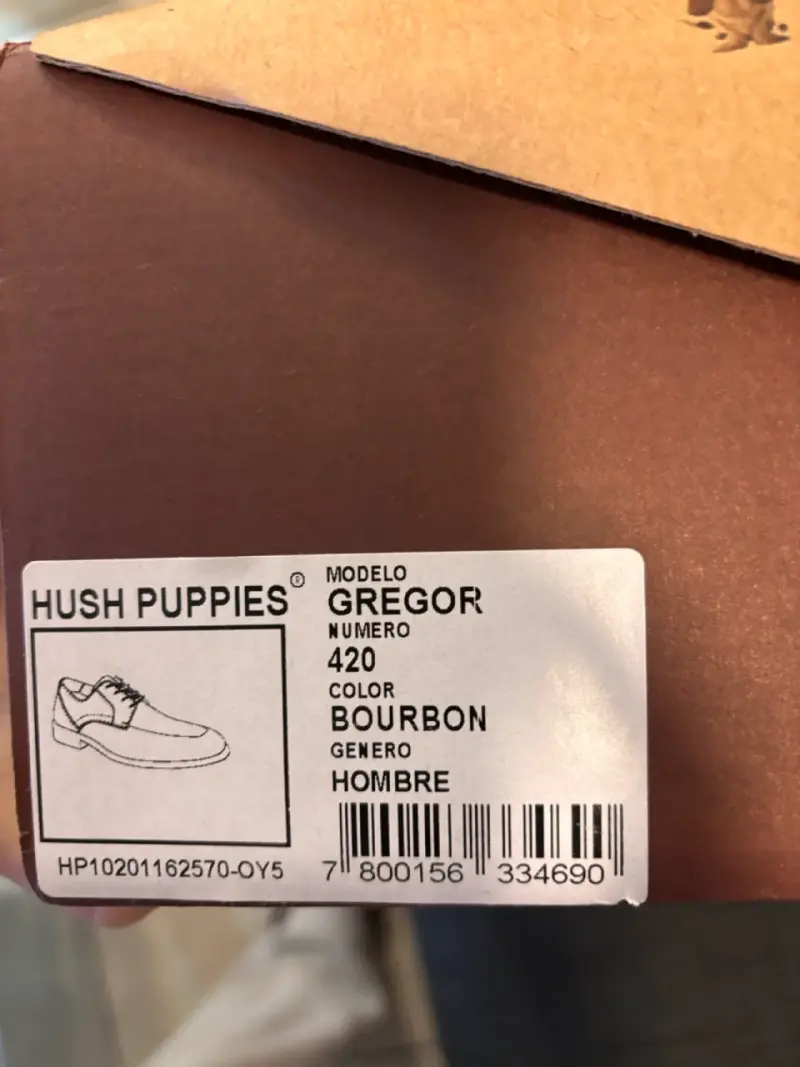 Zapatos de cuero marrón Hush Puppies para hombre - 5