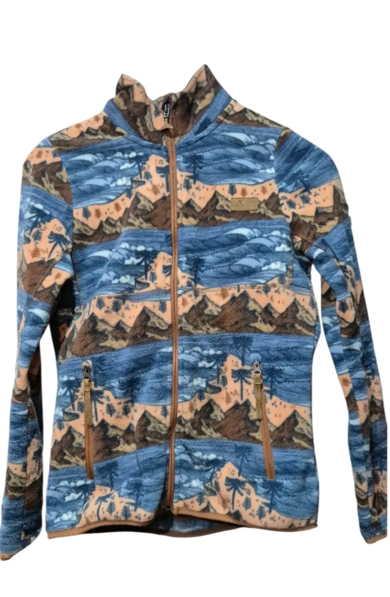 Chaqueta polar estampada para mujer Haka Honu Lipp - 1