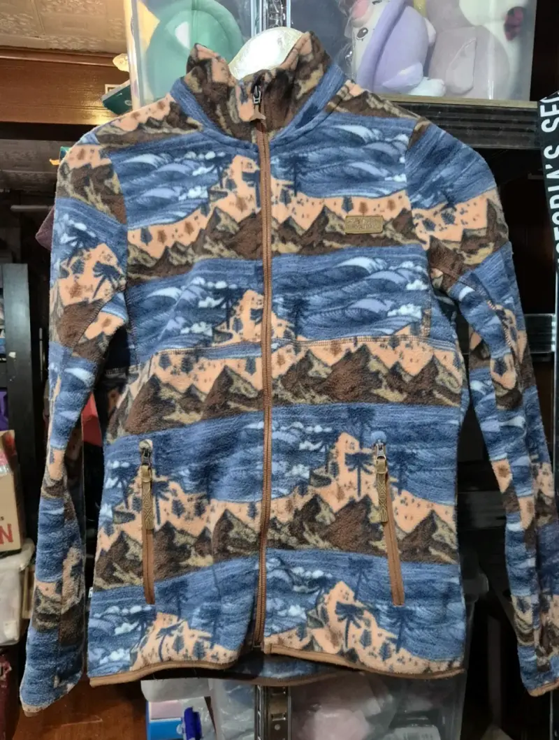 Chaqueta polar estampada para mujer Haka Honu Lipp - 5