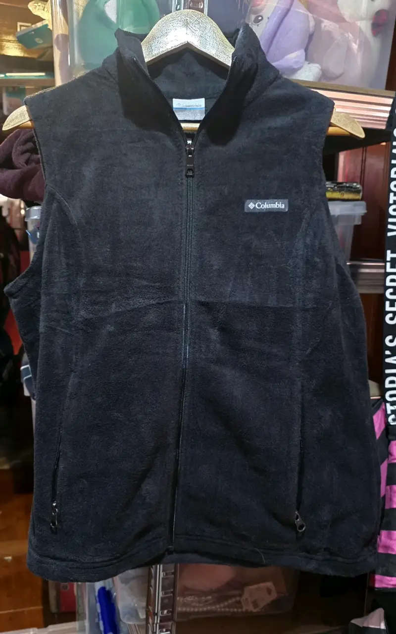 Chaleco Polar Negro Columbia sin manga - 2