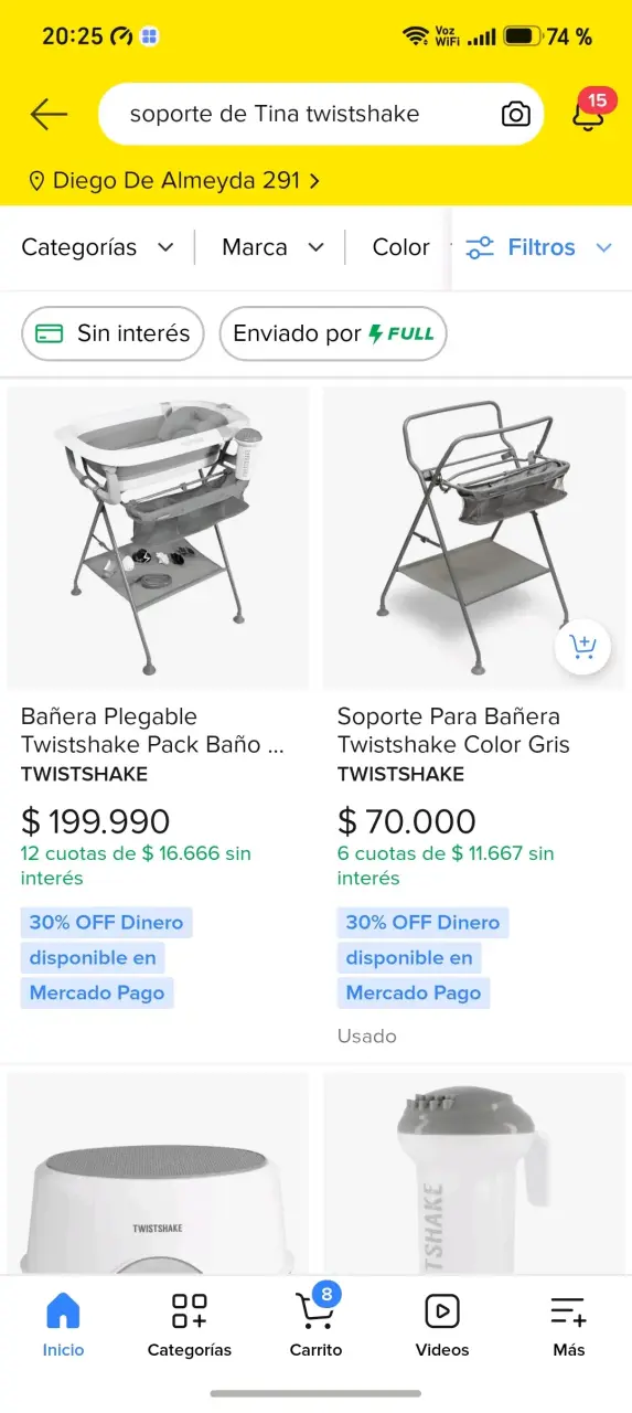 Soporte de bañera Twistshake plegable y ergonómico - 2