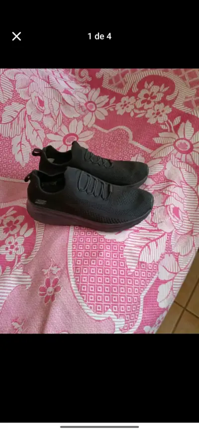 Zapatillas Skechers negras con Memory Foam - miniatura 4