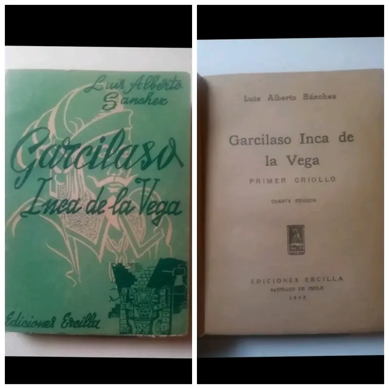 Libro Garcilaso Inca de la Vega de Luis Alberto Sánchez - 1
