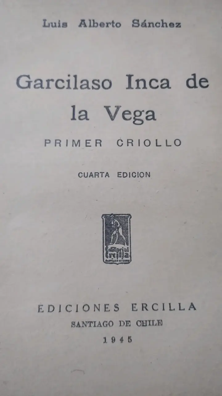 Libro Garcilaso Inca de la Vega de Luis Alberto Sánchez - 3