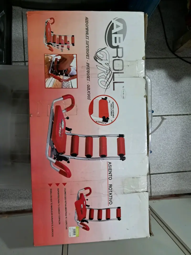 Máquina de ejercicios AbRoll Giro con asiento rotativo