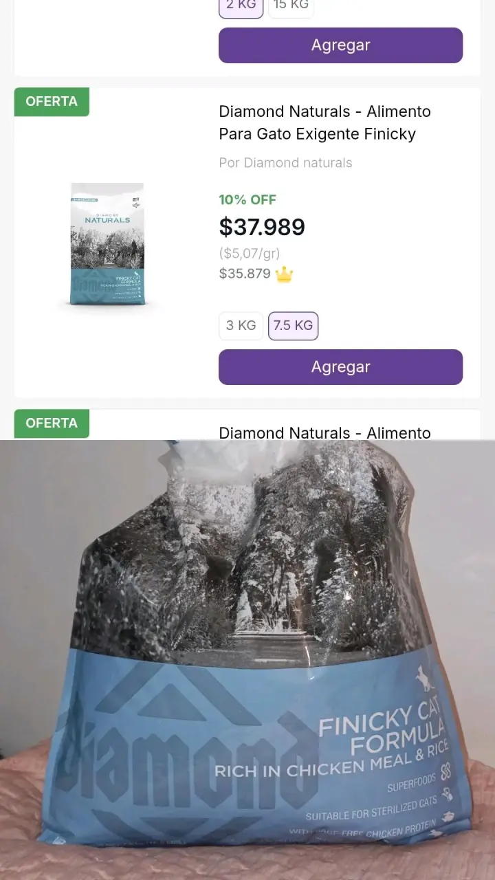 Alimento para gato Diamond Naturals Finicky 7.5 kg