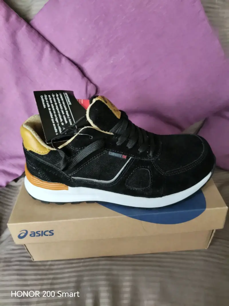 Zapatillas de seguridad Bull Dog negras con detall - 1