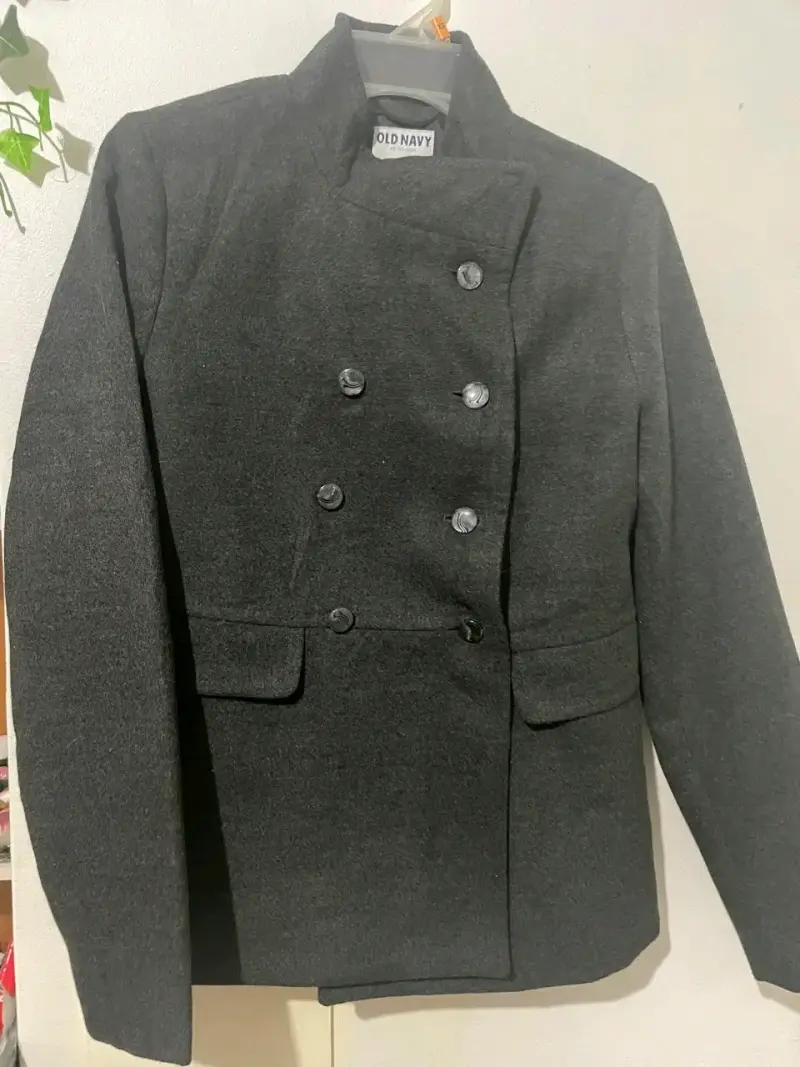 Abrigo gris oscuro Old Navy para mujer - 1