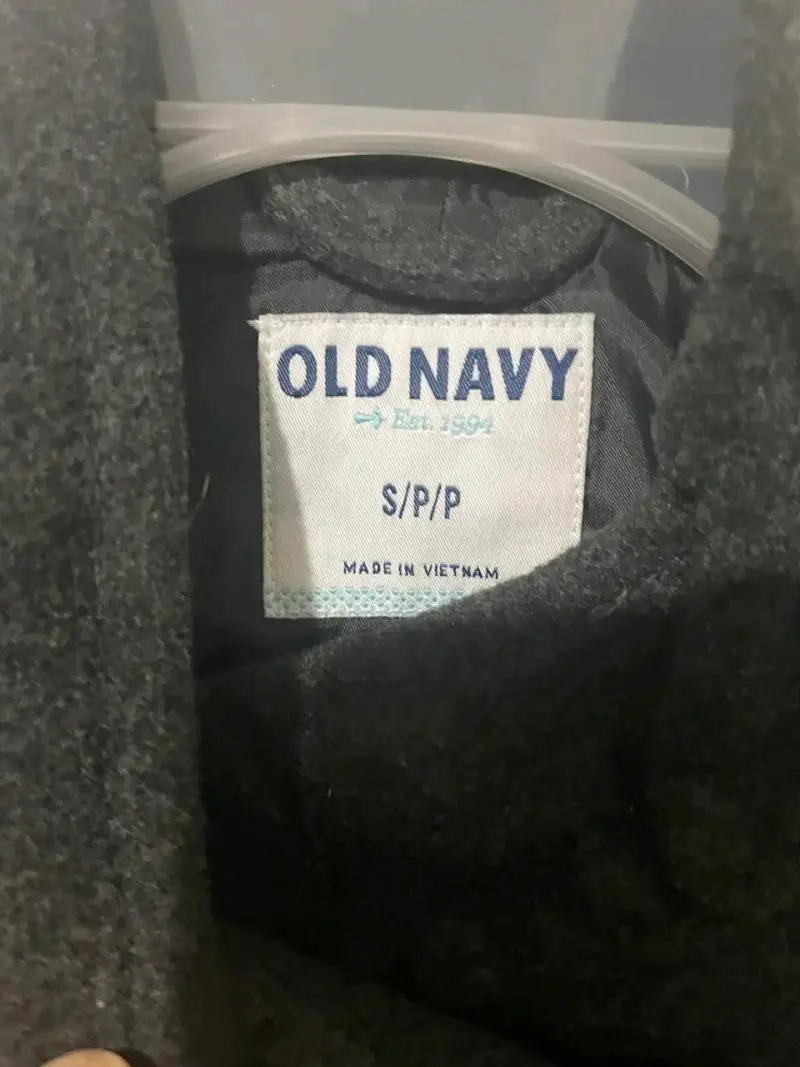 Abrigo gris oscuro Old Navy para mujer - 2