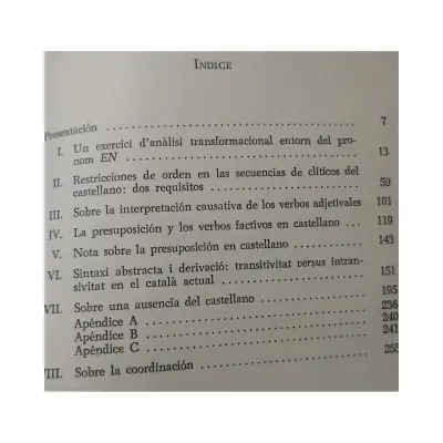 Libro Estudios de Gramática Generativa - miniatura 3