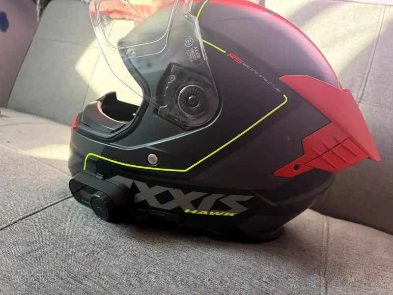 🏍️ Casco Axxis Hawk SV + Pinlock + Intercomunicador - 2