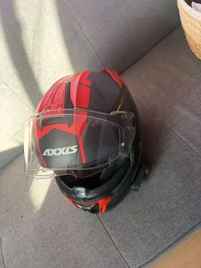🏍️ Casco Axxis Hawk SV + Pinlock + Intercomunicador - miniatura 4