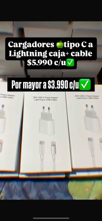 Cargador USB-C a Lightning 35W con cable - miniatura 1