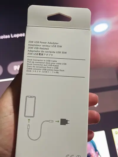 Cargador USB-C a Lightning 35W con cable - miniatura 3