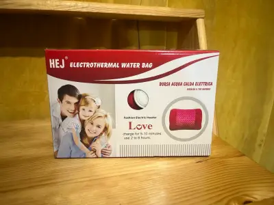 Bolsa de agua caliente eléctrica HEJ roja - miniatura 3