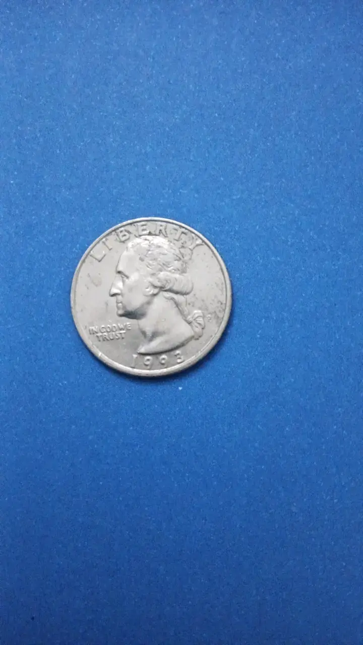 Moneda de colección cuarto de dólar 1993 - 1