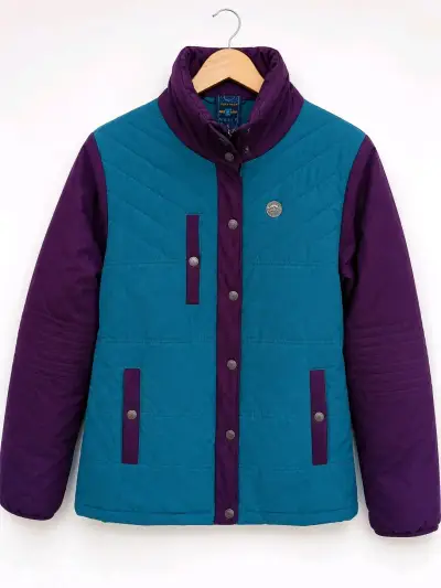 Chaqueta acolchada bicolor para mujer Haka honu - miniatura 2