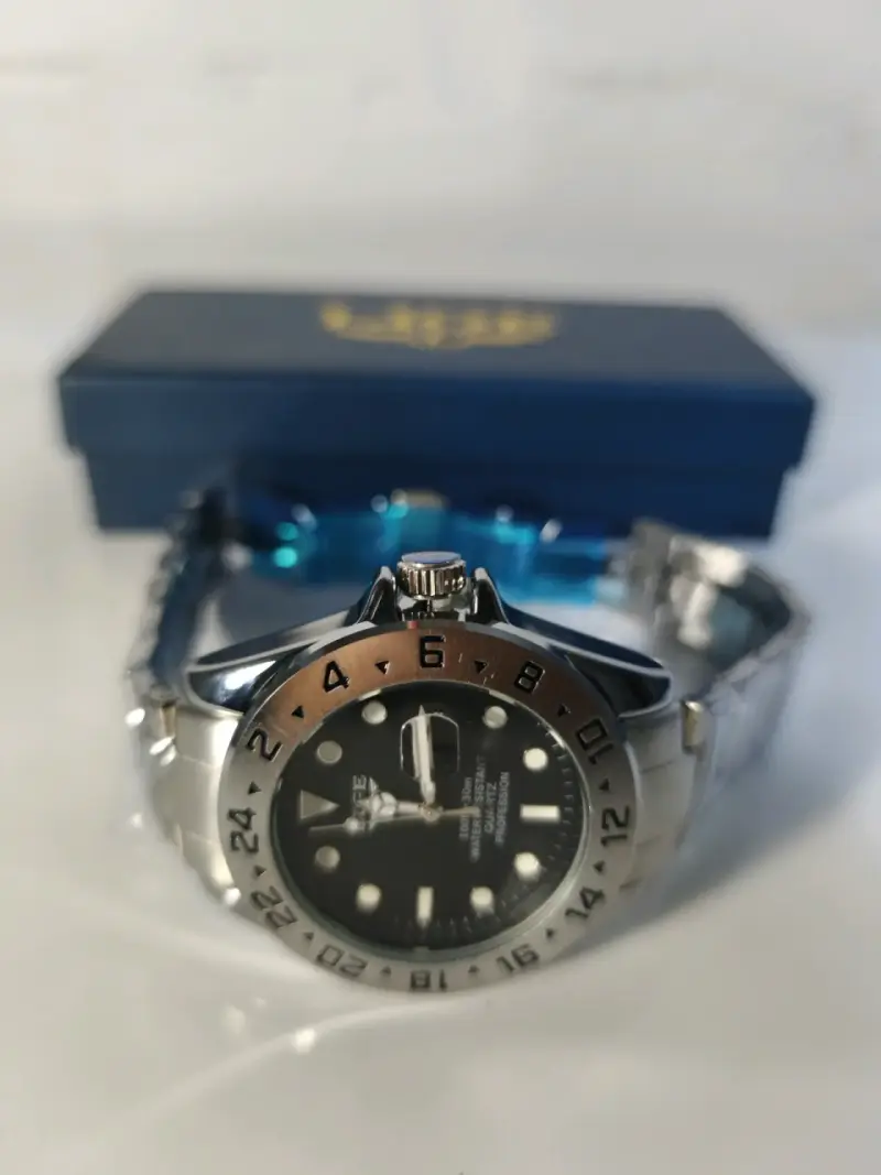 Reloj de Pulsera Acero Inoxidable Resistente Agu - 2
