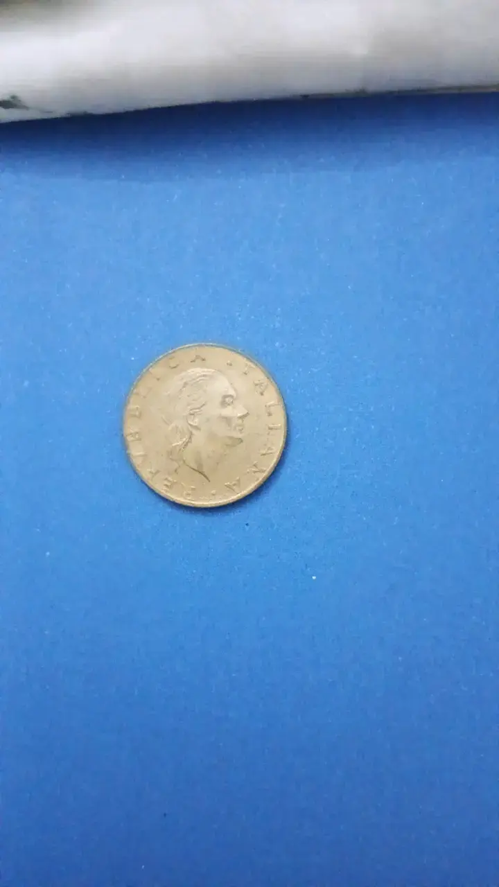 Moneda antigua italiana de colección 200 Liras - 1