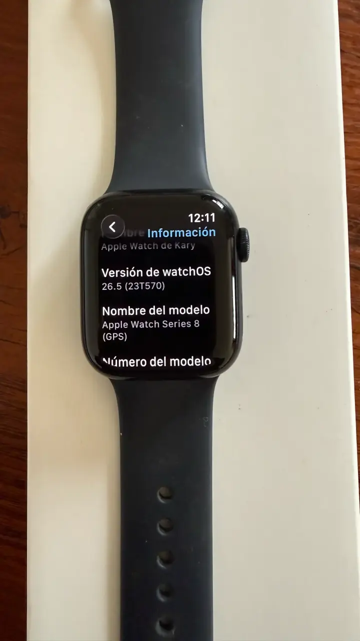 Apple Watch Series 8  negro en buen estado - 1