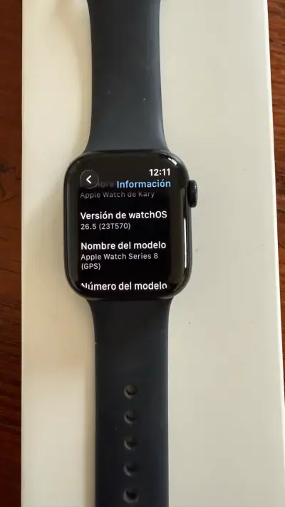 Apple Watch Series 8  negro en buen estado - miniatura 1