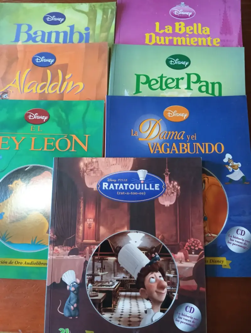 Colección de Audiolibros Disney con CD