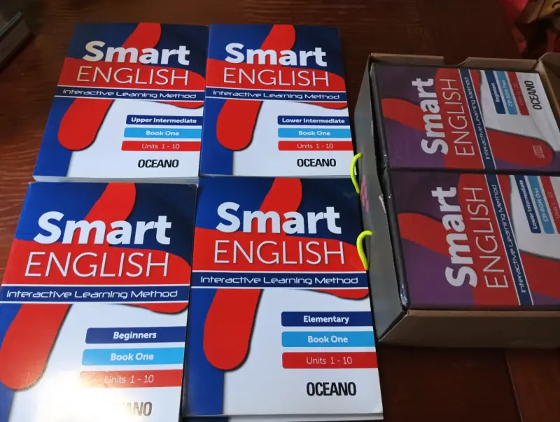 Set de libros Smart English Océano para aprender inglés