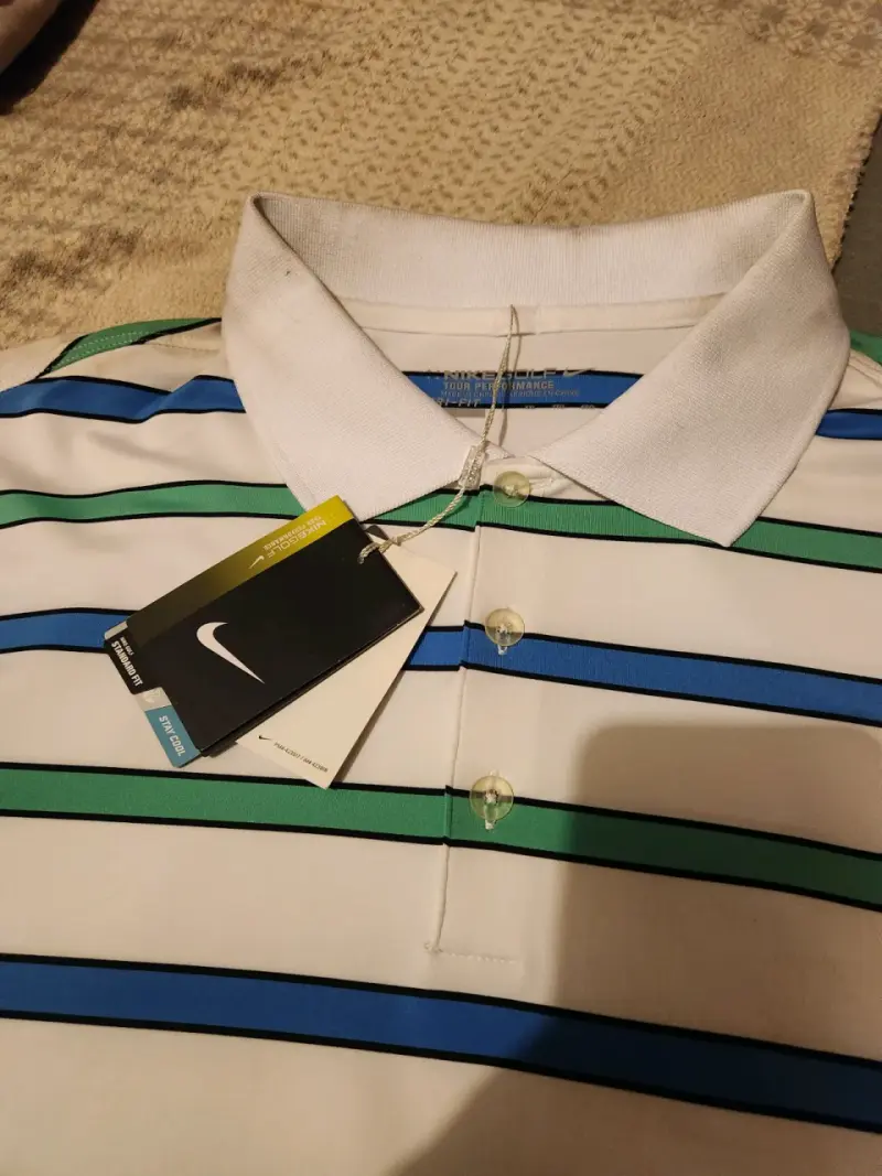 Polera Polo Nike Golf Rayada UPF 40+ - 1