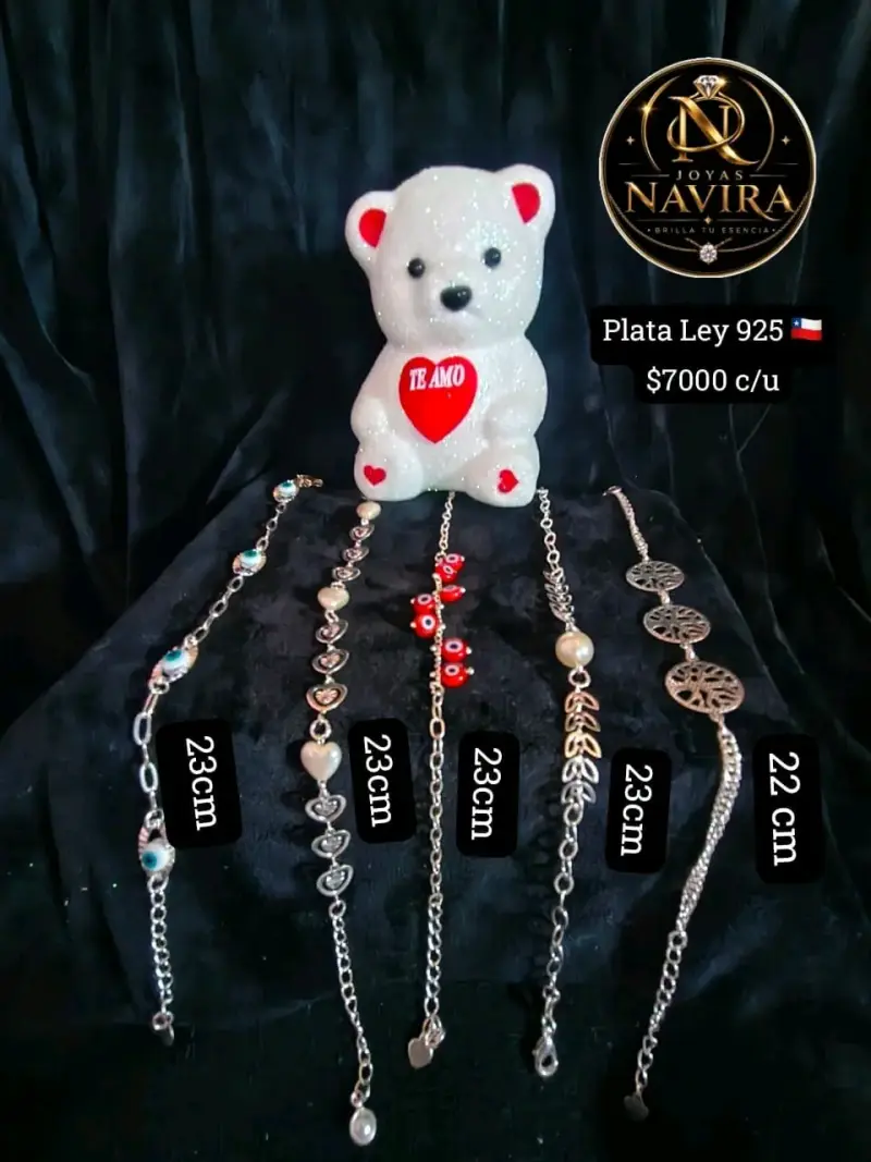 Pulseras y Collares de Plata Ley 925 Joyas Navira - 1