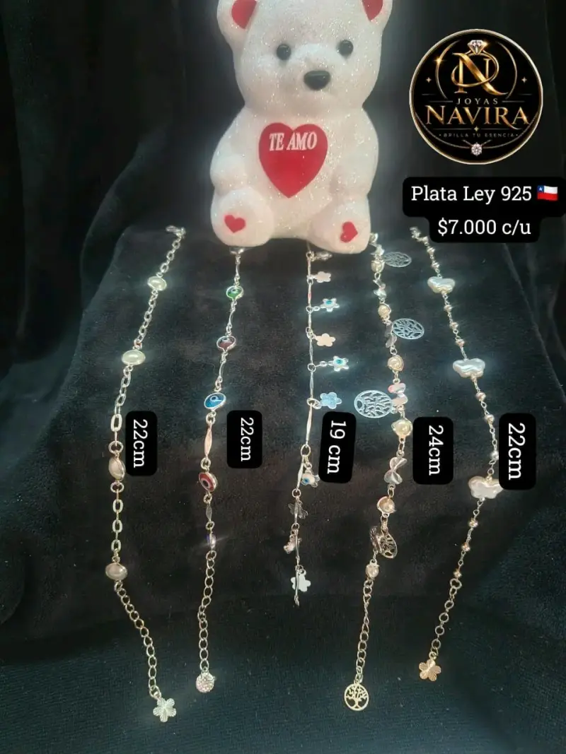 Pulseras y Collares de Plata Ley 925 Joyas Navira - 2