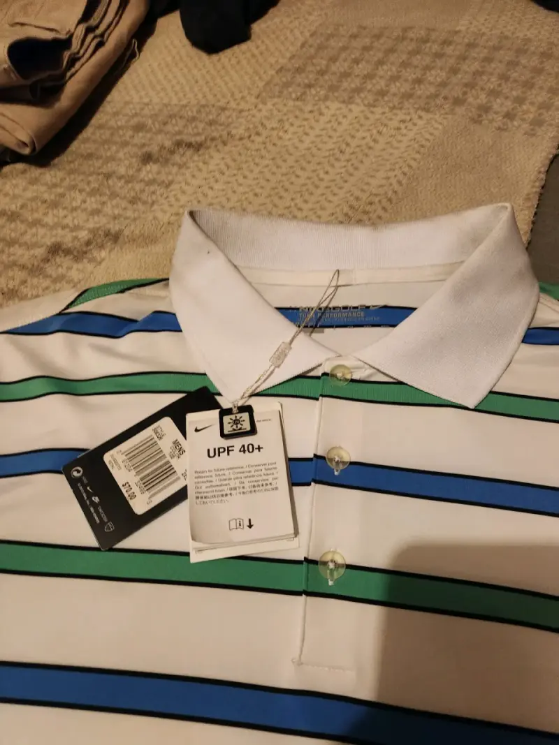 Polera Polo Nike Golf Rayada UPF 40+ - 3