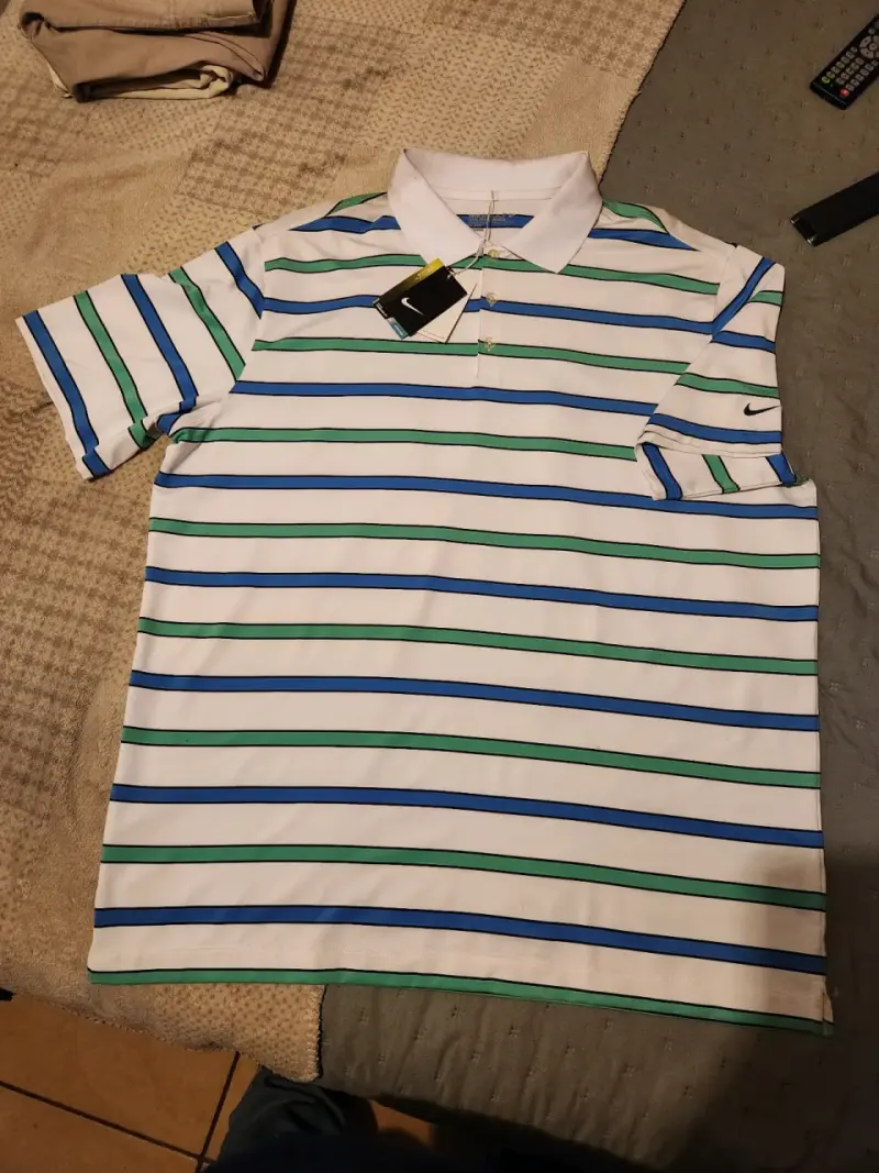 Polera Polo Nike Golf Rayada UPF 40+ - 2
