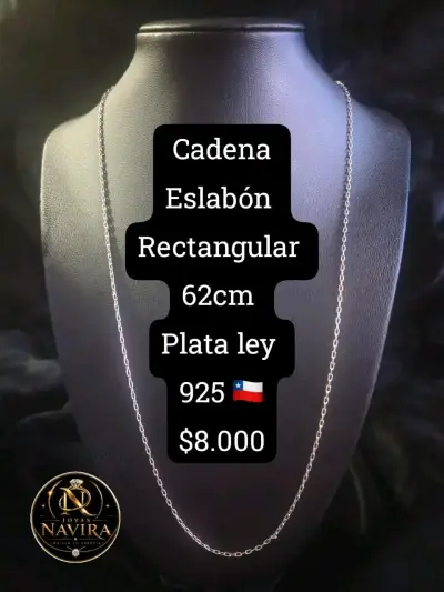 Conjunto  joyas en plata 925 con cadena y pulsera - miniatura 2