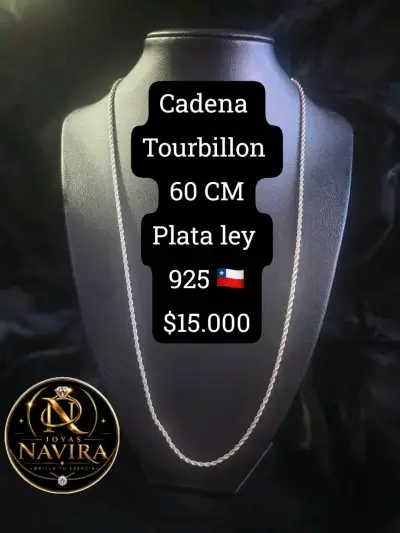 Conjunto  joyas en plata 925 con cadena y pulsera - miniatura 4
