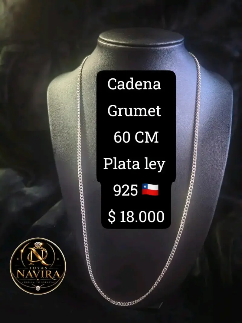 Conjunto joyas en plata 925 con cadena y pulsera - 5