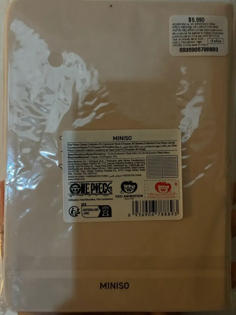 Libreta de chopper y luffy - 2
