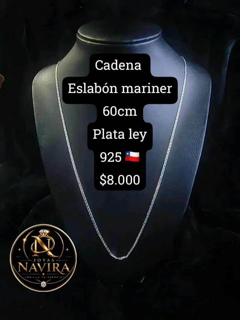 Cadena de Plata 925 Grumet 60.5 cm - 4
