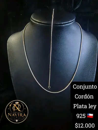 Conjunto de joyas de plata 925 Navira - miniatura 2
