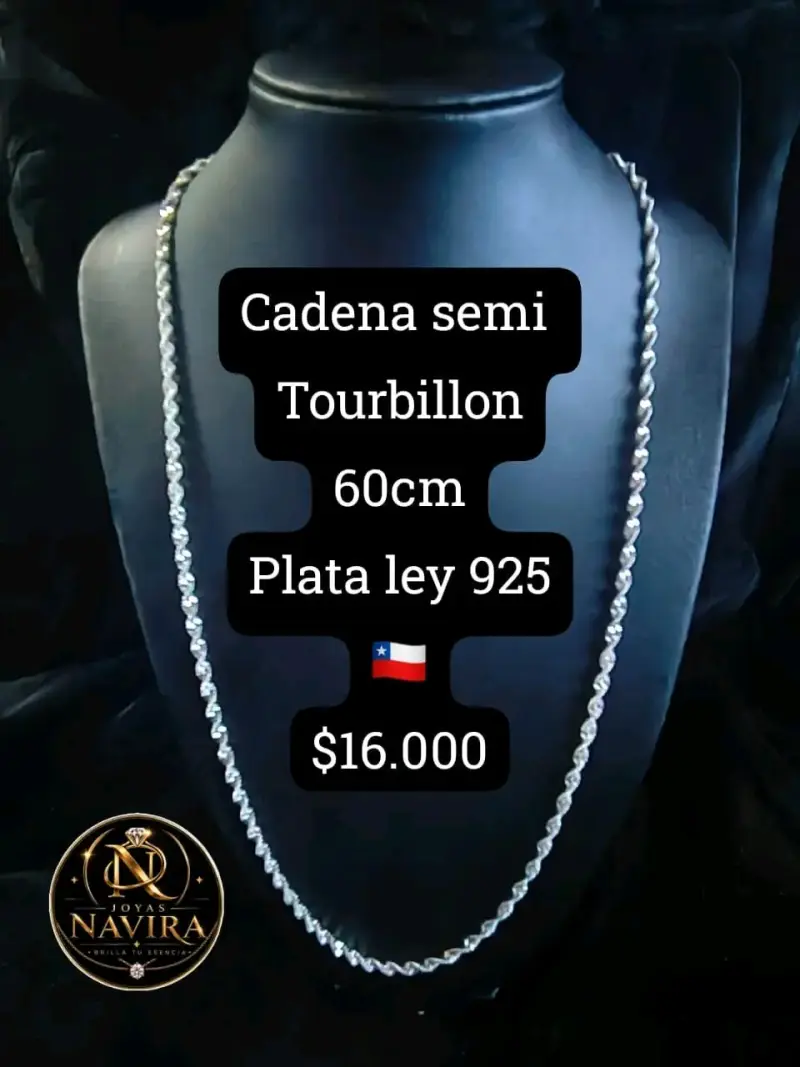 Cadena de Plata Grumet 70cm Ley 925 - 3