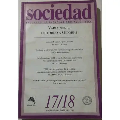 Revista Sociedad: Variaciones en torno a Giddens - miniatura 1